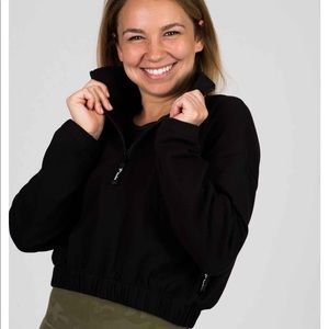 Mara scrunch cropped sweatshirt from P’tula